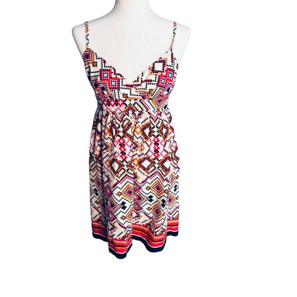 Johnny Martin Dress Size Medium Smocking Sundress Adj Straps - Picture 1 of 9